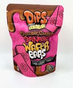 Chocolate Covered Strawberry Wafers UK | THC Infused Treat