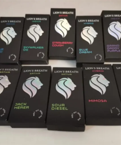 LIONS BREATH CARTS UK | 2g | 86% THC | Bold Lion Power Branding